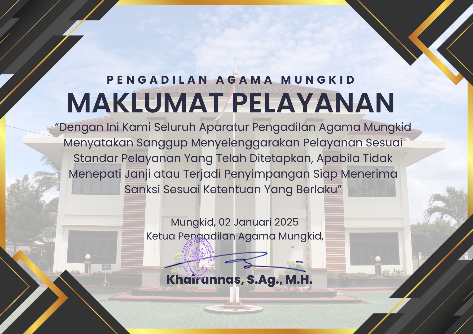 Maklumat Pelayanan 2025