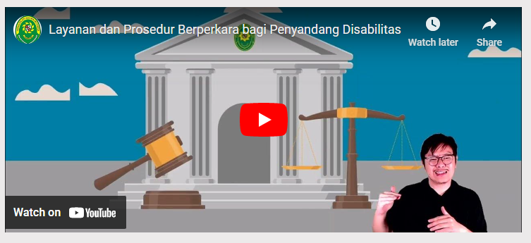 VIDEO LAYANAN BAGI PENYANDANG DISABILITAS